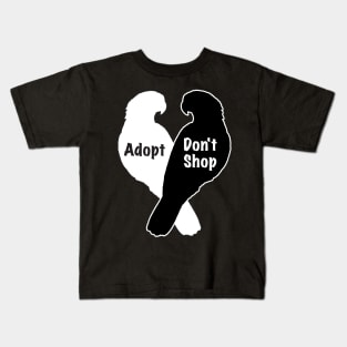 Parrot Rescue Adoption Don't Shop Kids T-Shirt